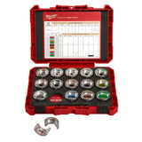 Milwaukee #8 to 600 MCM Copper U‑Style Die Kit, 49-16-KITC