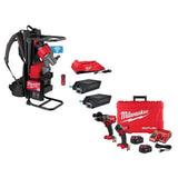 Milwaukee MX FUEL Lithium‑Ion Cordless Concrete Vibrator Kit with M18 FUEL Hammer Drill/Impact Driver Combo (Model MXF371-2XC-3697-22)