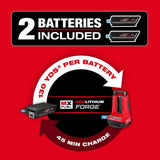 Milwaukee MX FUEL High Cycle Concrete Vibrator Kit with (2) FORGE XC 8.0 Batteries and (1) MX FUEL Super Charger