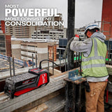 Milwaukee MX FUEL High Cycle Concrete Vibrator Kit with (2) FORGE XC 8.0 Batteries and (1) MX FUEL Super Charger