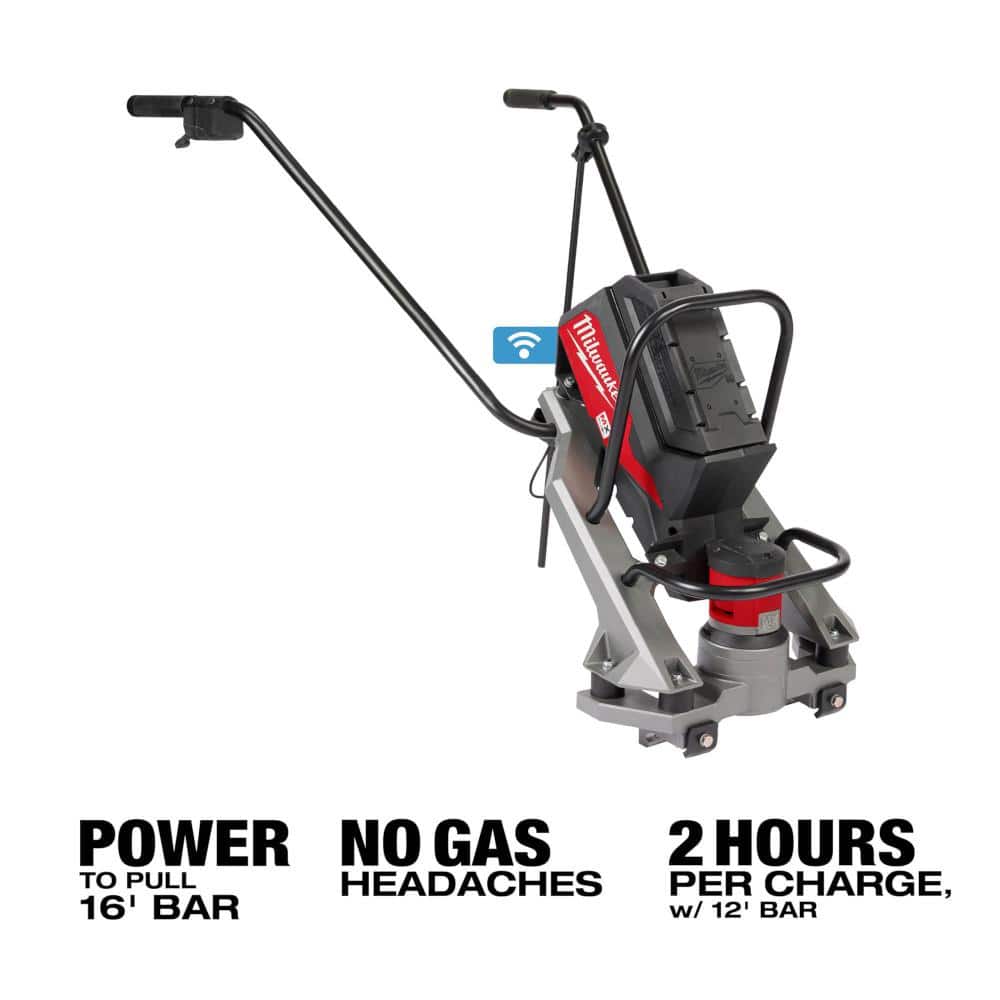 Milwaukee MX FUEL Cordless Vibratory Screed Kit with M18 FUEL ONE-KEY 9 in. Cut-Off Saw