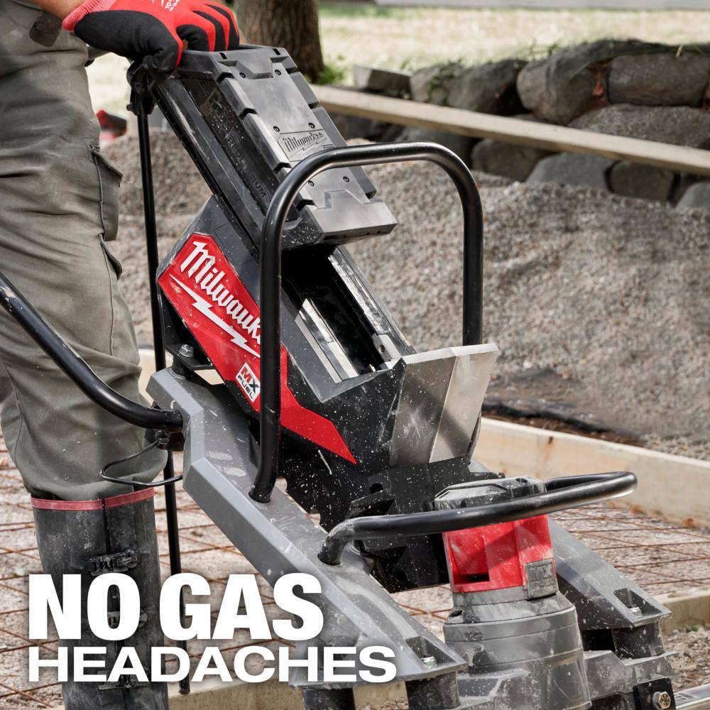 Milwaukee MX FUEL Cordless Vibratory Screed Kit with M18 FUEL 1 in. SDS‑Plus Rotary Hammer & Dust Extractor (MXF381-2CP/2912-22DE)