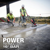 Milwaukee MX FUEL Cordless Vibratory Screed Kit with M18 FUEL 1 in. SDS‑Plus Rotary Hammer & Dust Extractor (MXF381-2CP/2912-22DE)