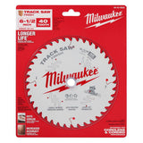 Milwaukee 6-1/2 in. x 40-Tooth Fine Finish Track Saw Blade (1-Pack)