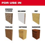 Milwaukee 6-1/2 in. x 40-Tooth Fine Finish Track Saw Blade (1-Pack)