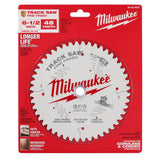 Milwaukee 6-1/2 in. x 48-Tooth Fine Finish Track Saw Blade, 20mm Arbor (1-Pack)