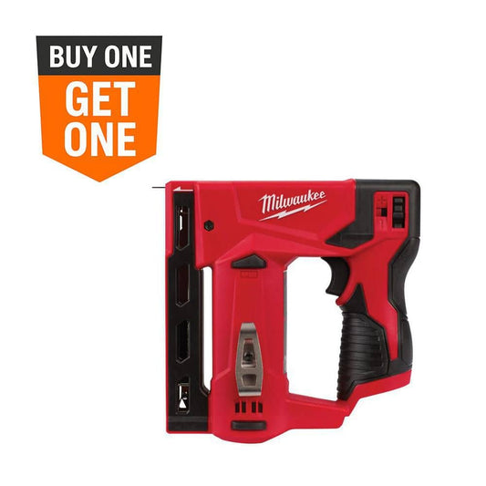 Milwaukee M12 12-Volt Lithium-Ion Cordless 3/8 in. Crown Stapler (Tool-Only)