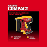 Milwaukee M18 FUEL Brushless Cordless 18‑Gauge 1/4 in. Narrow Crown Stapler with M18 FUEL 18‑Gauge Brad Nailer (Tool‑Only)