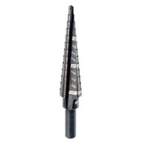 Milwaukee #1 Black Oxide Step Drill Bit, 1/8 in. – 1/2 in., 1/32 in. Increments (13 Steps)