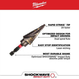 Milwaukee SHOCKWAVE Impact Duty Titanium Step Bit Kit (6-Piece)