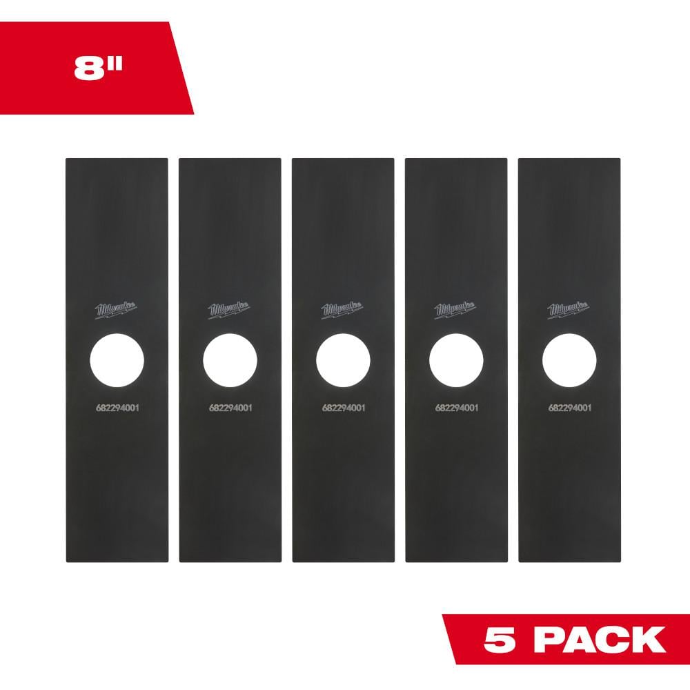 Milwaukee 8 in. Replacement Edger Blade (5-Pack)