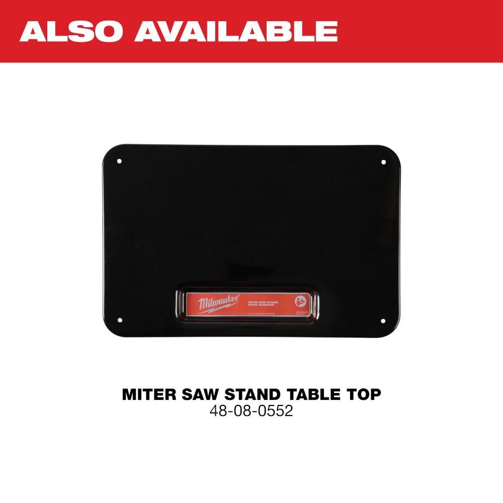 Milwaukee Folding Miter Saw Stand, 48-08-0551, 100 in. Capacity, 31 lb