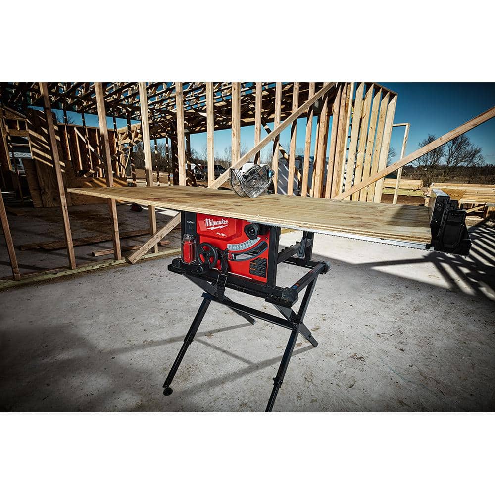 Milwaukee Compact Folding Table Saw Stand, 23" W x 17.5" L x 20.5" H (48-08-0561)