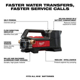 Milwaukee M18 18-Volt 1/4 HP Lithium-Ion Cordless Transfer Pump, Tool-Only (2771-20)
