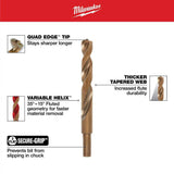 Milwaukee Cobalt RED HELIX Twist Drill Bit Set for Drill Drivers, 29-Piece (3-Flat Shank)
