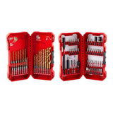 Milwaukee SHOCKWAVE Impact-Duty Titanium Drill Bit Set with SHOCKWAVE Screw Driver Bit Set (60-Piece)