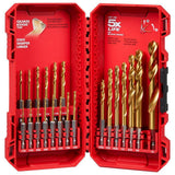 Milwaukee SHOCKWAVE Impact Duty Titanium Drill Bit Set (15-Piece)