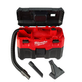 Milwaukee M18 18-Volt 2 Gal. Lithium-Ion Cordless Wet/Dry Vacuum with AIR-TIP 1-1/4 in.–2-1/2 in. Flexible Crevice Tool