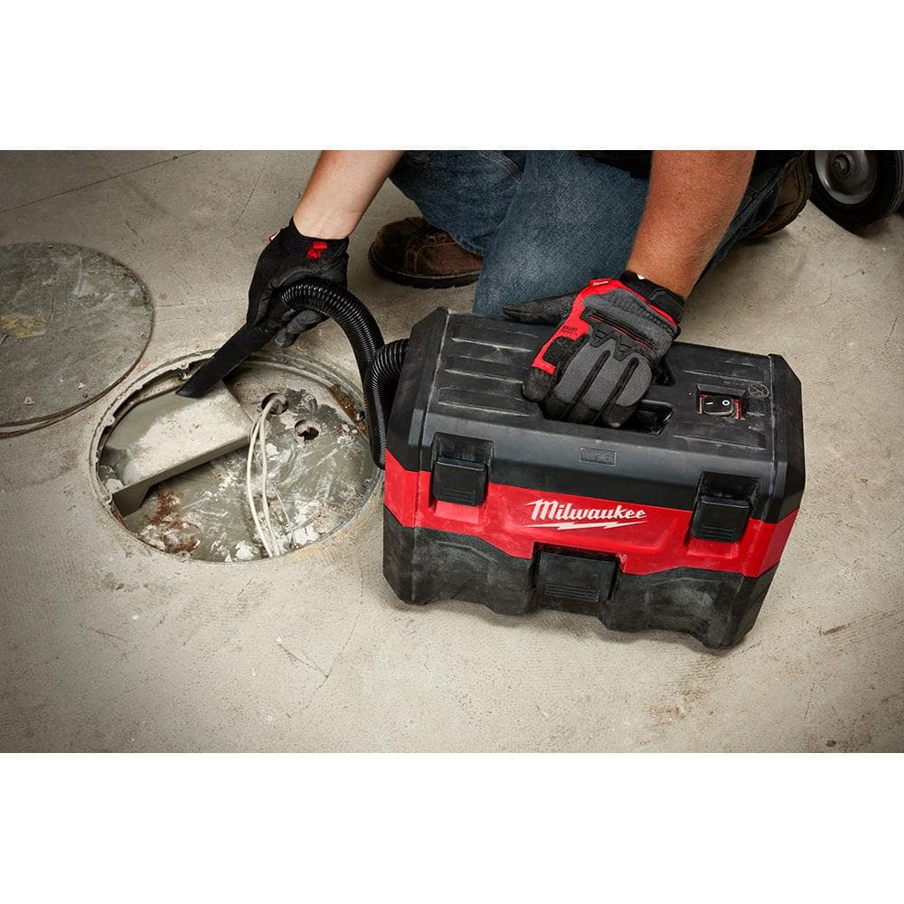 Milwaukee M18 18-Volt 2 Gal. Lithium-Ion Cordless Wet/Dry Vacuum with AIR-TIP 1-1/4 in.–2-1/2 in. Flexible Crevice Tool
