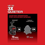 Milwaukee M18 FUEL 18V Brushless 1 Gallon Cordless 3‑in‑1 Backpack Vacuum, Tool‑Only (0885-20)