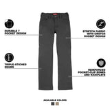 Milwaukee Women's Gray Work Pants with 7 Pockets – Size 6 (F650G-6R)