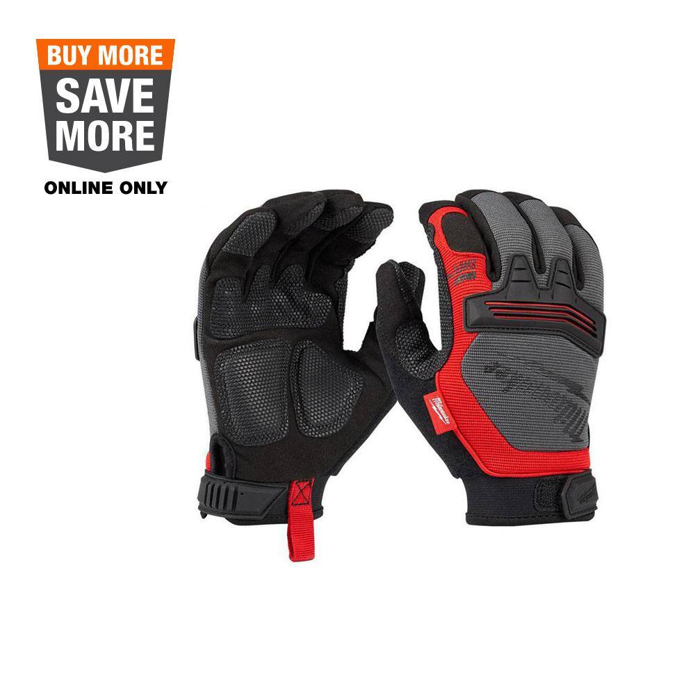 Milwaukee XX-Large Demolition Work Gloves, 2XL, SmartSwipe Knuckle, Armortex Reinforced (48-22-8734)