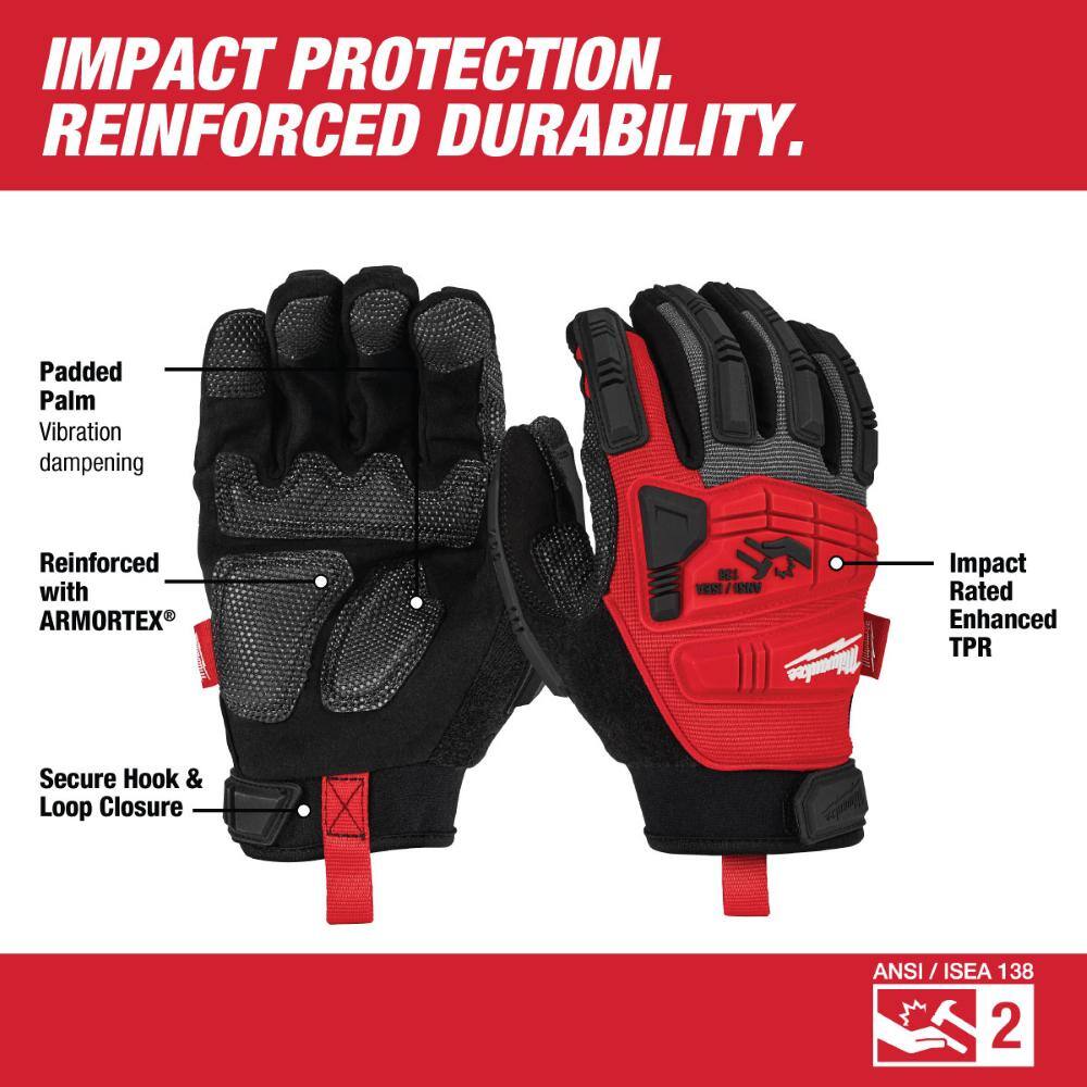 Milwaukee Small Demolition Gloves (2-Pack)