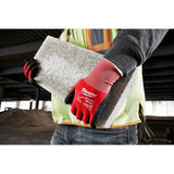 Milwaukee XX-Large Red Nitrile Level 1 Cut Resistant Dipped Work Gloves (6-Pack)
