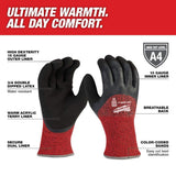 Milwaukee X-Large Red Latex A4 Cut-Resistant Insulated Winter Dipped Work Gloves (2-Pack)