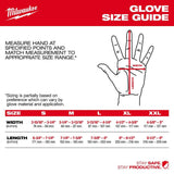 Milwaukee Small Red Lightweight Work Glove with Flexible Cuff