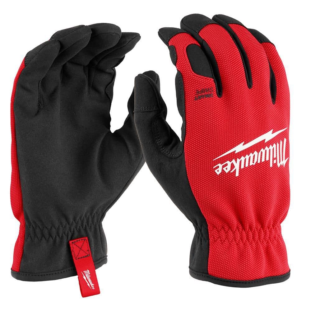 Milwaukee Large Red Lightweight Work Glove with Flexible Cuff
