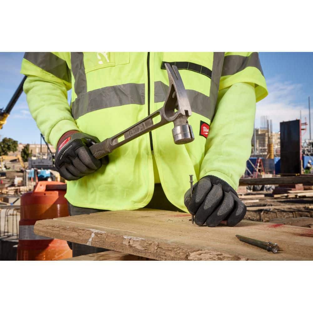 Milwaukee Large Anti‑Vibration Cut Level 4 High‑Dexterity Nitrile Dipped Gloves