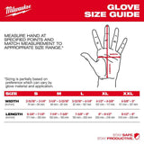 Milwaukee Large Anti‑Vibration Cut Level 4 High‑Dexterity Nitrile Dipped Gloves