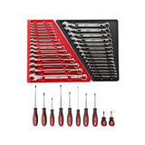 Milwaukee Combination SAE & Metric Wrench Mechanics Tool Set with Screwdriver Set (40-Piece)