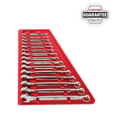Milwaukee Combination SAE & Metric Wrench Mechanics Tool Set with Screwdriver Set (40-Piece)