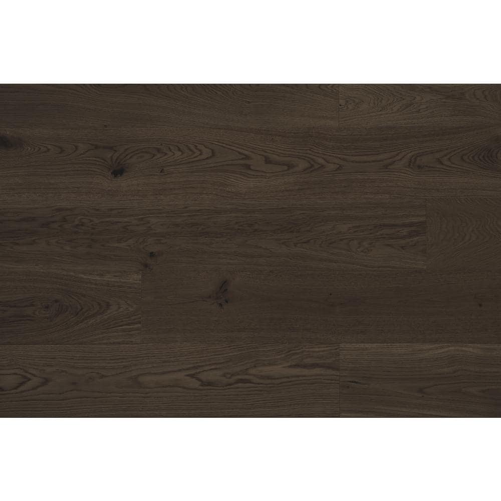 ASPEN FLOORING Mink White Oak 9/16 in. T x 8.66 in. W Tongue and Groove Wire Brushed Engineered Hardwood Flooring (31.25 sqft/case)