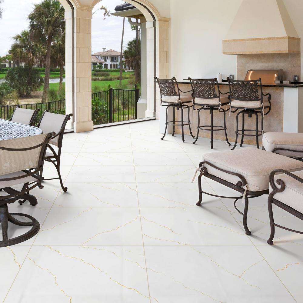 MSI 4 in. x 4 in. Miraggio Gold Take Home Tile Sample-Porcelain Paver Floor Tile