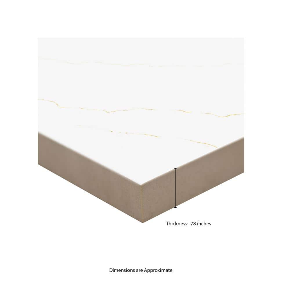 MSI 4 in. x 4 in. Miraggio Gold Take Home Tile Sample-Porcelain Paver Floor Tile