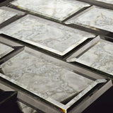 Merola Tile Lustre Beveled Antique Mirror 3 in. x 6 in. Glass Subway Wall Tile (10.95 sq. ft. / Case)