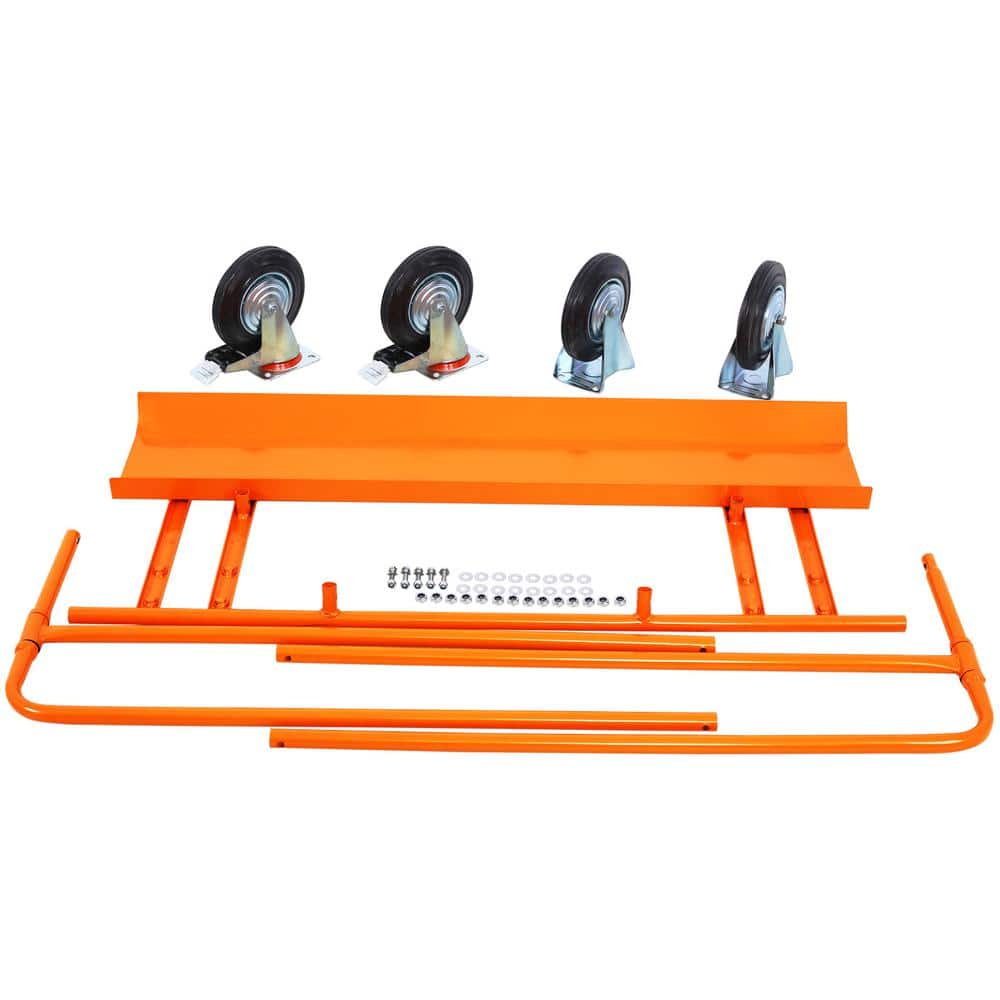 Miscool Ami Heavy-Duty Drywall Sheet Cart, Panel Dolly 1800 lbs. Load Capacity, Panel Service Cart, Casters with Brake
