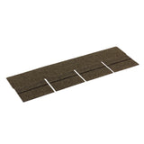 GAF Z-Ridge Distinctive Hip & Ridge Cap Shingles, Mission Brown, 33.3 lin. ft. per Bundle (72-Pieces)