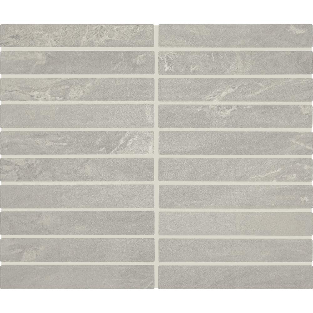 Daltile Bryne Mist 12 in. x 10 in. Glazed Ceramic Straight Joint Mosaic Tile (8.3 sq. ft./case)