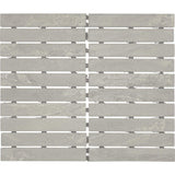Daltile Bryne Mist 12 in. x 10 in. Glazed Ceramic Straight Joint Mosaic Tile (8.3 sq. ft./case)