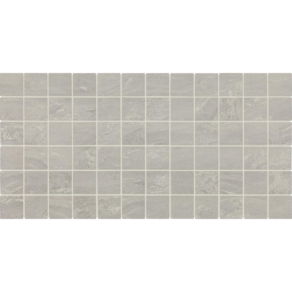 Daltile Bryne Mist 12 in. x 24 in. Glazed Ceramic Mosaic Tile (24 sq. ft./case)