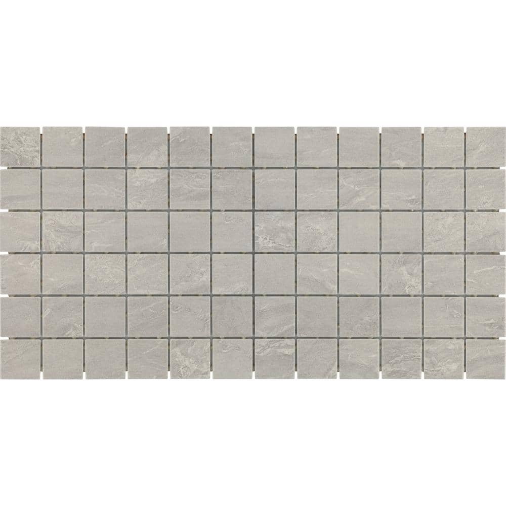 Daltile Bryne Mist 12 in. x 24 in. Glazed Ceramic Mosaic Tile (24 sq. ft./case)
