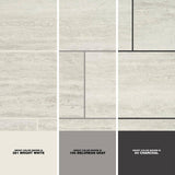 Marazzi Stonehollow Mist 12 in. x 24 in. Glazed Porcelain Floor and Wall Tile (15.6 sq. ft. / case)