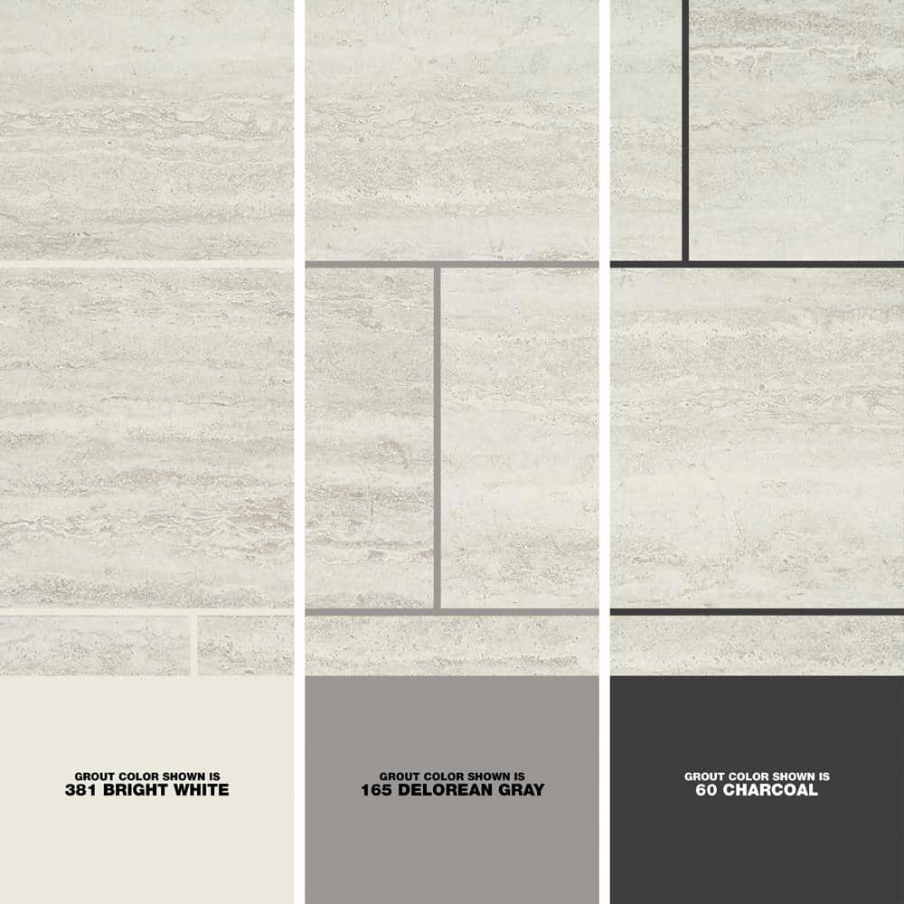 Marazzi Stonehollow Mist 12 in. x 24 in. Glazed Porcelain Floor and Wall Tile (15.6 sq. ft. / Case)