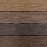 NewTechWood UltraShield Naturale 1 ft. x 1 ft. Quick Deck Outdoor Composite Deck Tile in Mixed Brown (10 sq. ft. per Box)