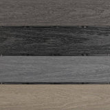 NewTechWood UltraShield Naturale 1 ft. x 1 ft. Quick Deck Outdoor Composite Deck Tile in Mixed Gray (10 sq. ft. per Box)