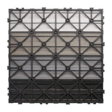 NewTechWood UltraShield Naturale 1 ft. x 1 ft. Quick Deck Outdoor Composite Deck Tile in Mixed Gray (10 sq. ft. per Box)